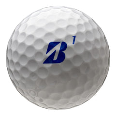 Bridgestone Golf close-up of 330 dimples highlighting aerodynamic lift