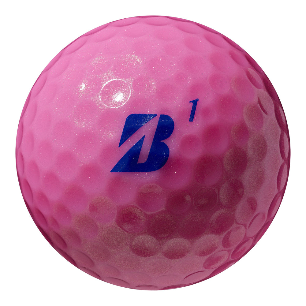 Bridgestone Golf ball in play on fairway demonstrating higher flight
