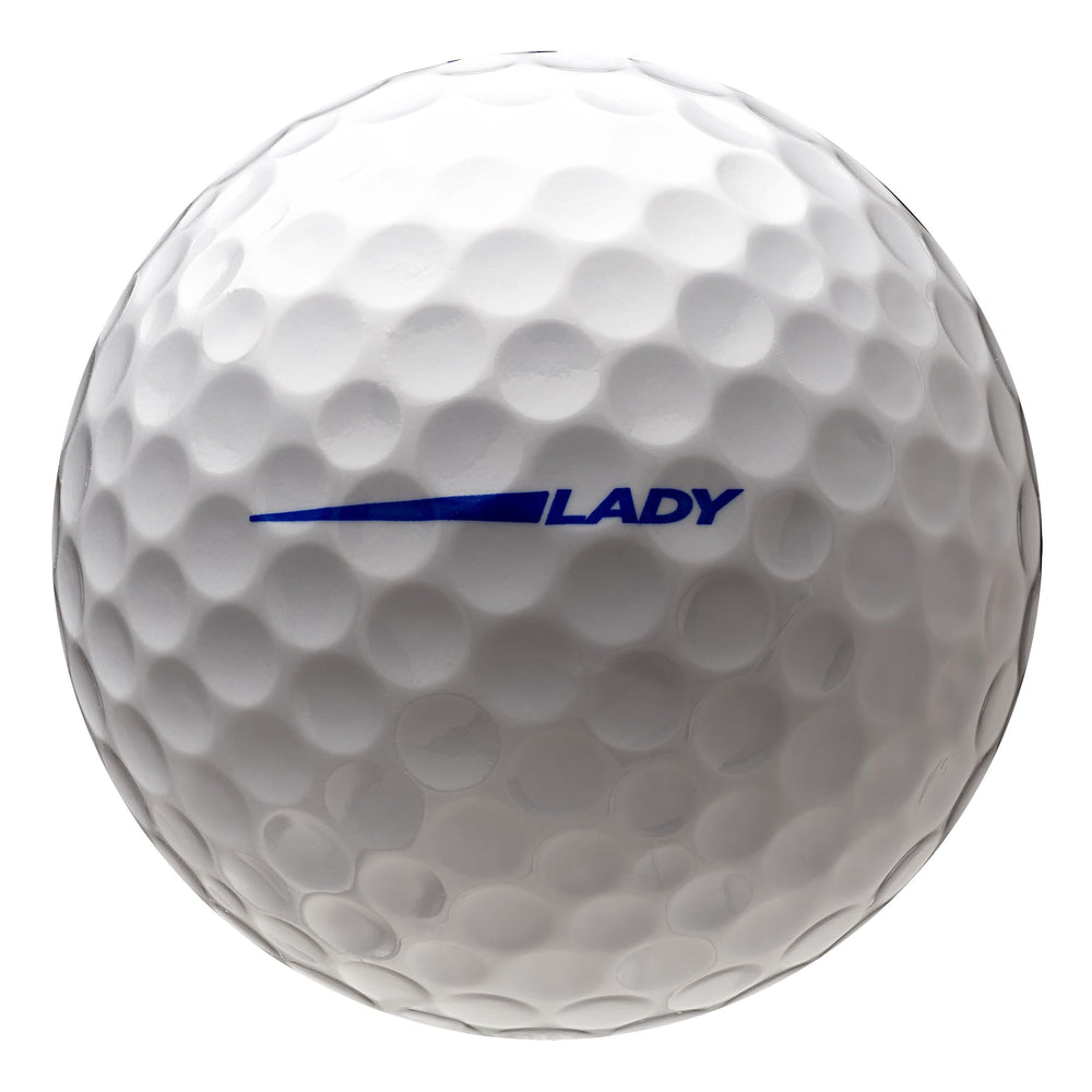 Bridgestone Golf ball on tee in natural tee box illustrating higher flight and distance