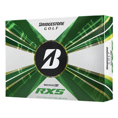 bridgestone Golf 2022 Tour B RXS front packaging shows product and brand, ready to play
