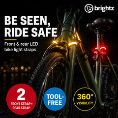 Brightz close-up of front white LEDs demonstrating bright forward visibility