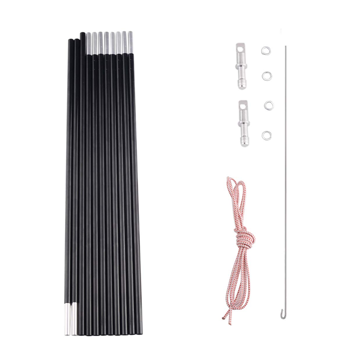 BRILLIANCE4U front packaging showing full pole kit and lightweight benefit