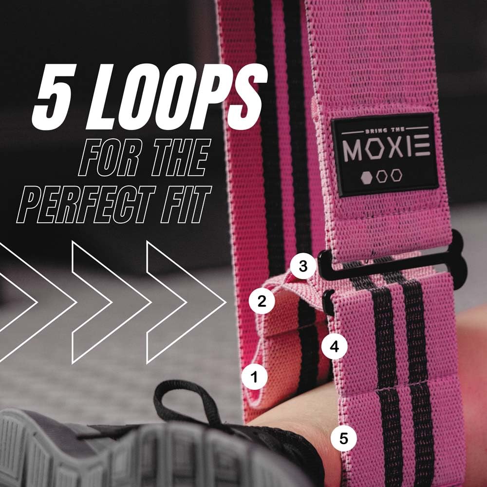 Bring The Moxie bands rolled compactly for travel showing portability benefit