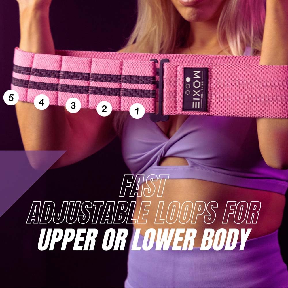 Bring The Moxie three-band set laid flat showing light medium heavy options