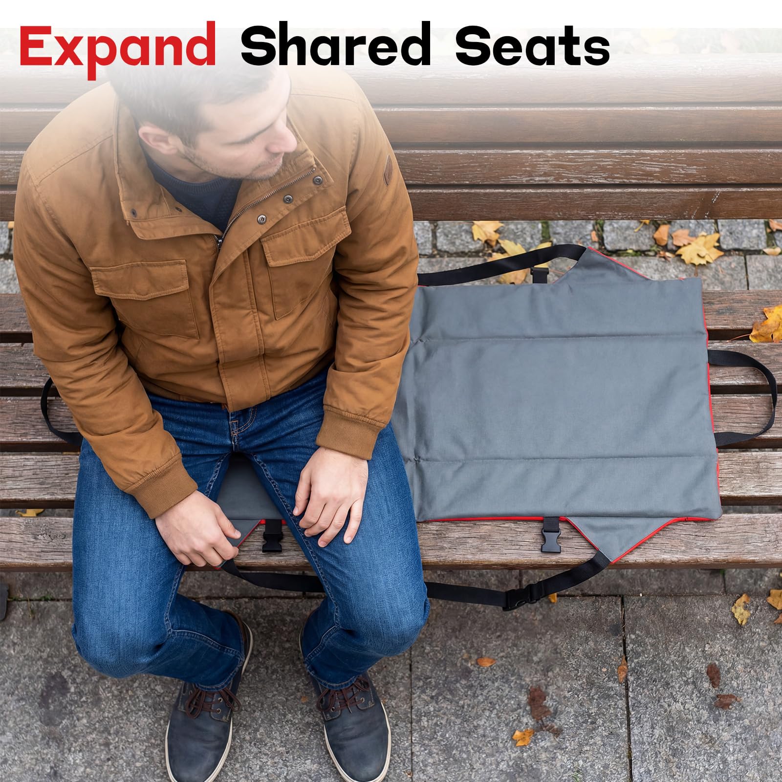 Briwooody seat in use on stadium bleachers providing improved comfort during games