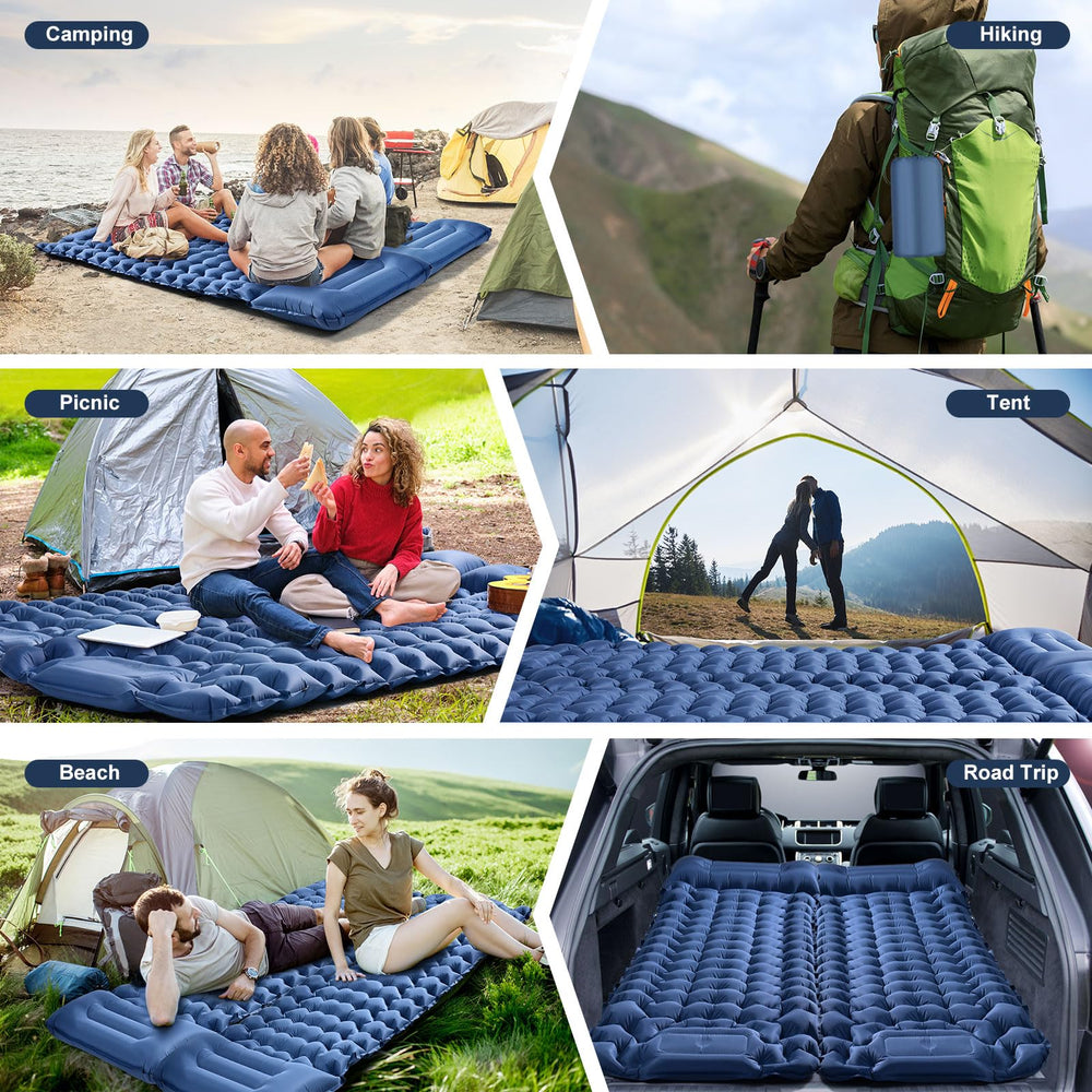 BriziAerie in tent lifestyle scene showing comfortable sleep on campsite