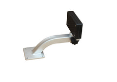 Brocraft front view of deck mount showing secure installation and easy removal benefit