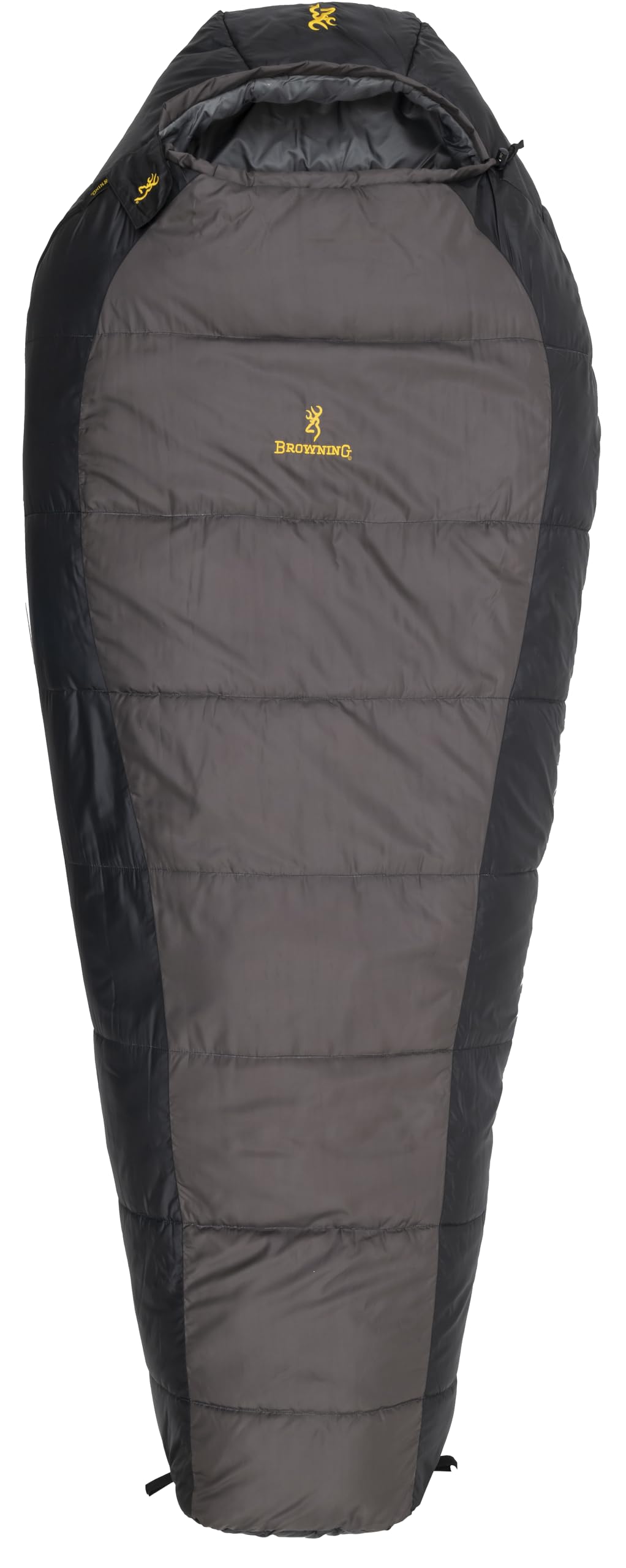 Browning Endeavor front view showing two-tone shell and mummy shape for warmth
