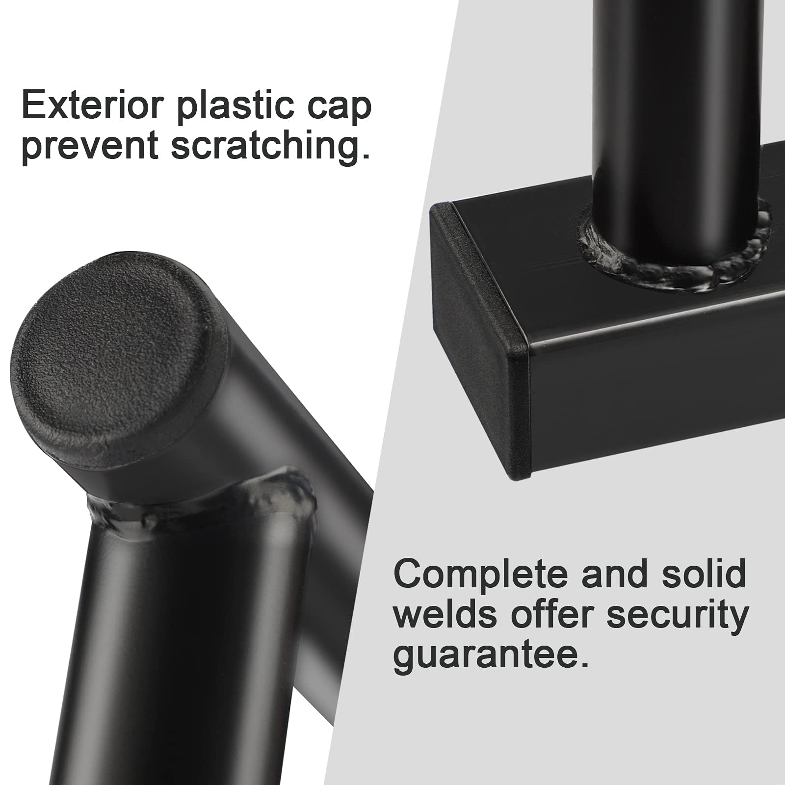 BRTGYM bar socket detail showing 2 inch Olympic bar fit and locking knob