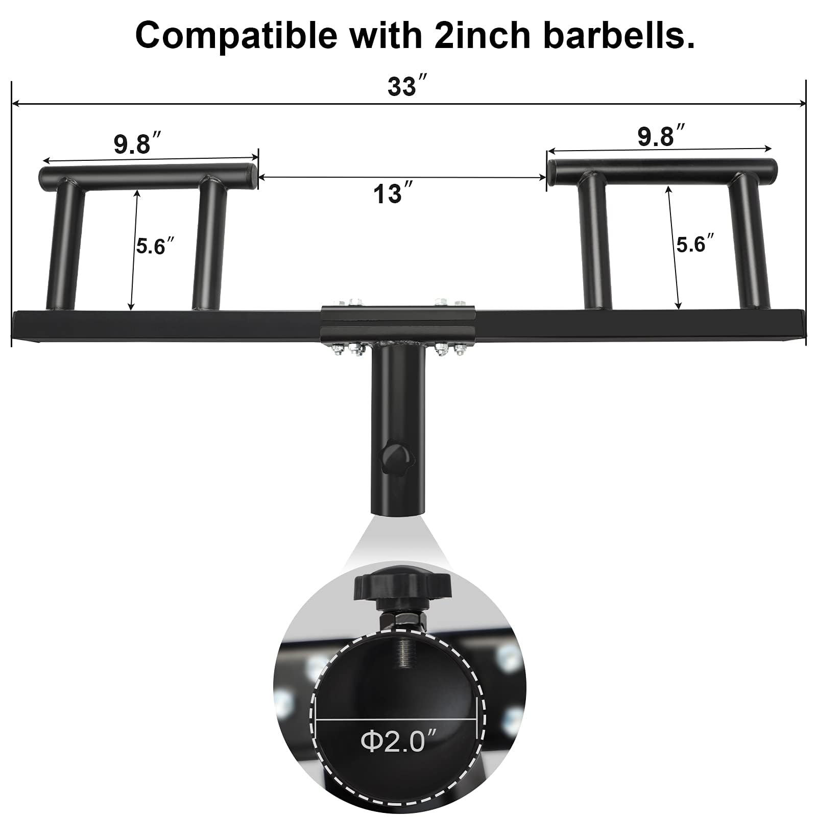 BRTGYM in-use image of standing landmine press demonstrating shoulder work