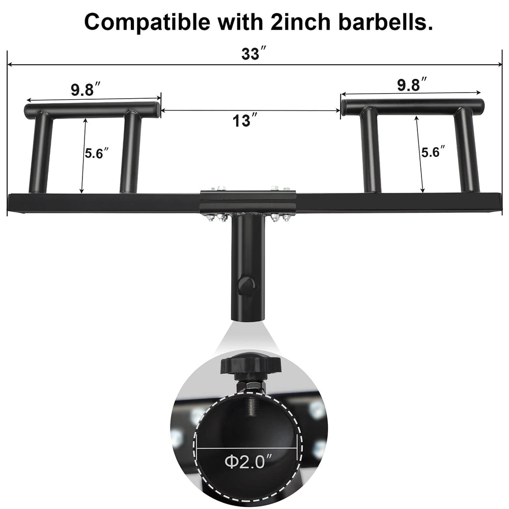 BRTGYM in-use image of standing landmine press demonstrating shoulder work