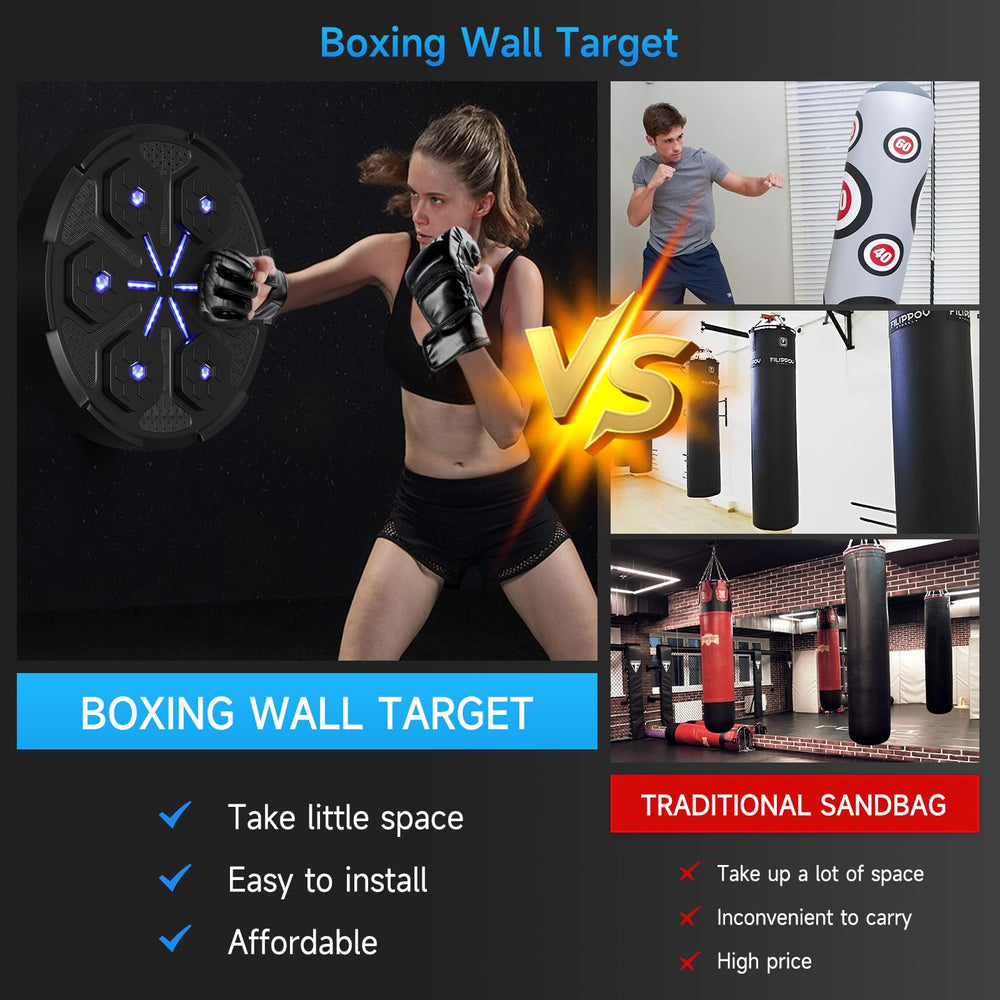 Bruce & Shark included gloves and accessories, protective gear for safe workouts