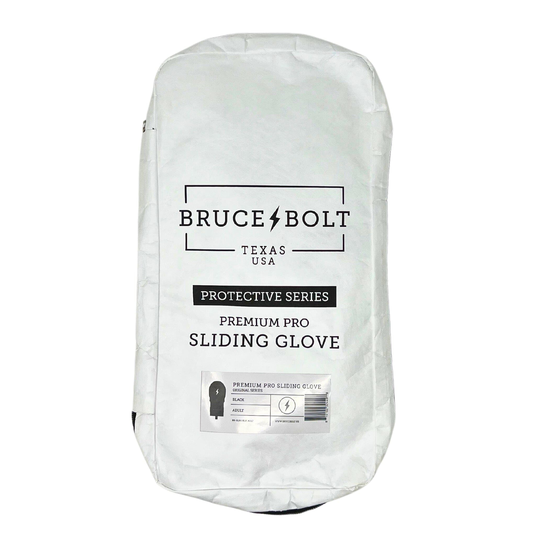BRUCE BOLT palm close-up showing non-slip texture for improved grip