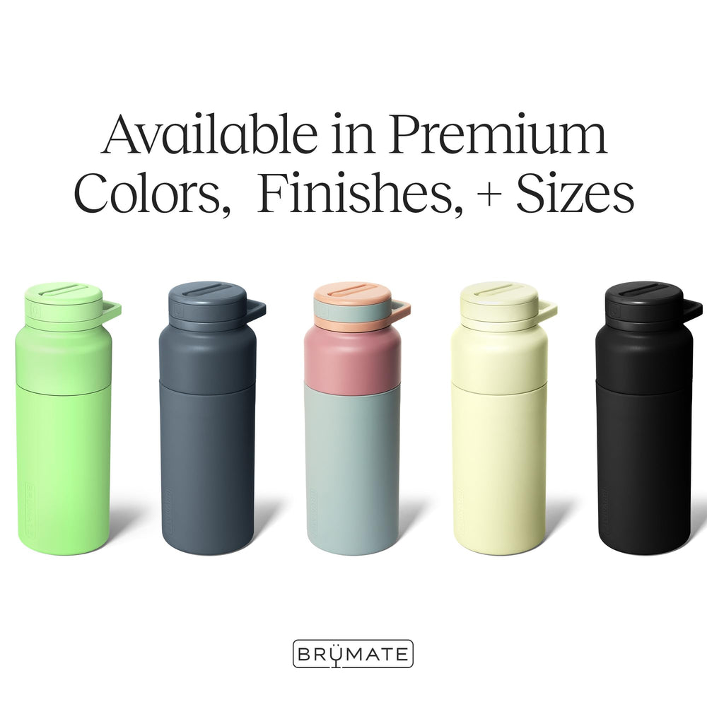 BrüMate bottle base seated in car cup holder showing stable fit benefit