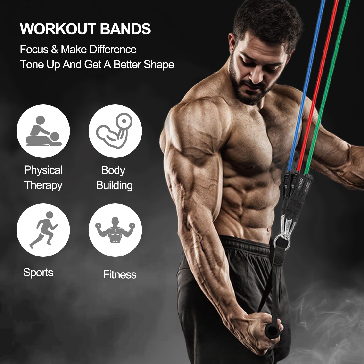 BSJ BESTGYM size-scale comparison illustrating compact kit portability