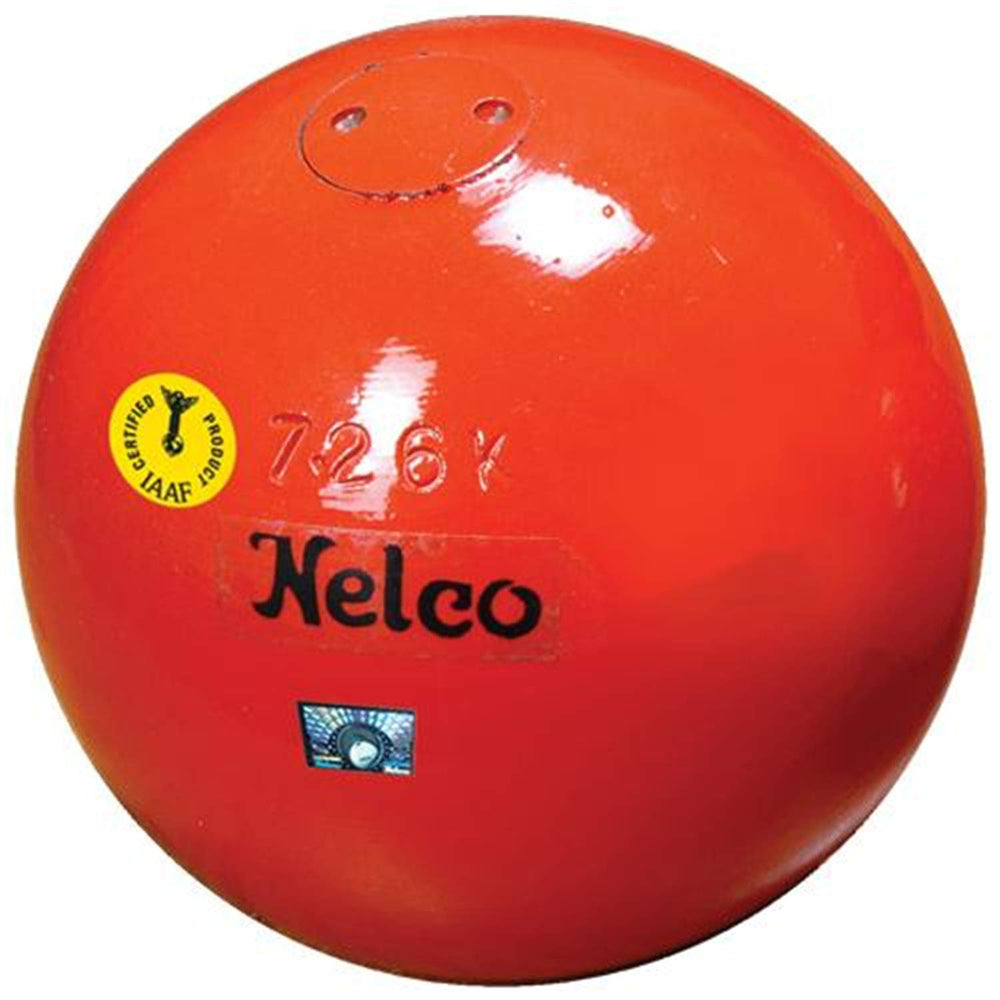 BSN turned iron shot put front view showing machined finish and consistent balance