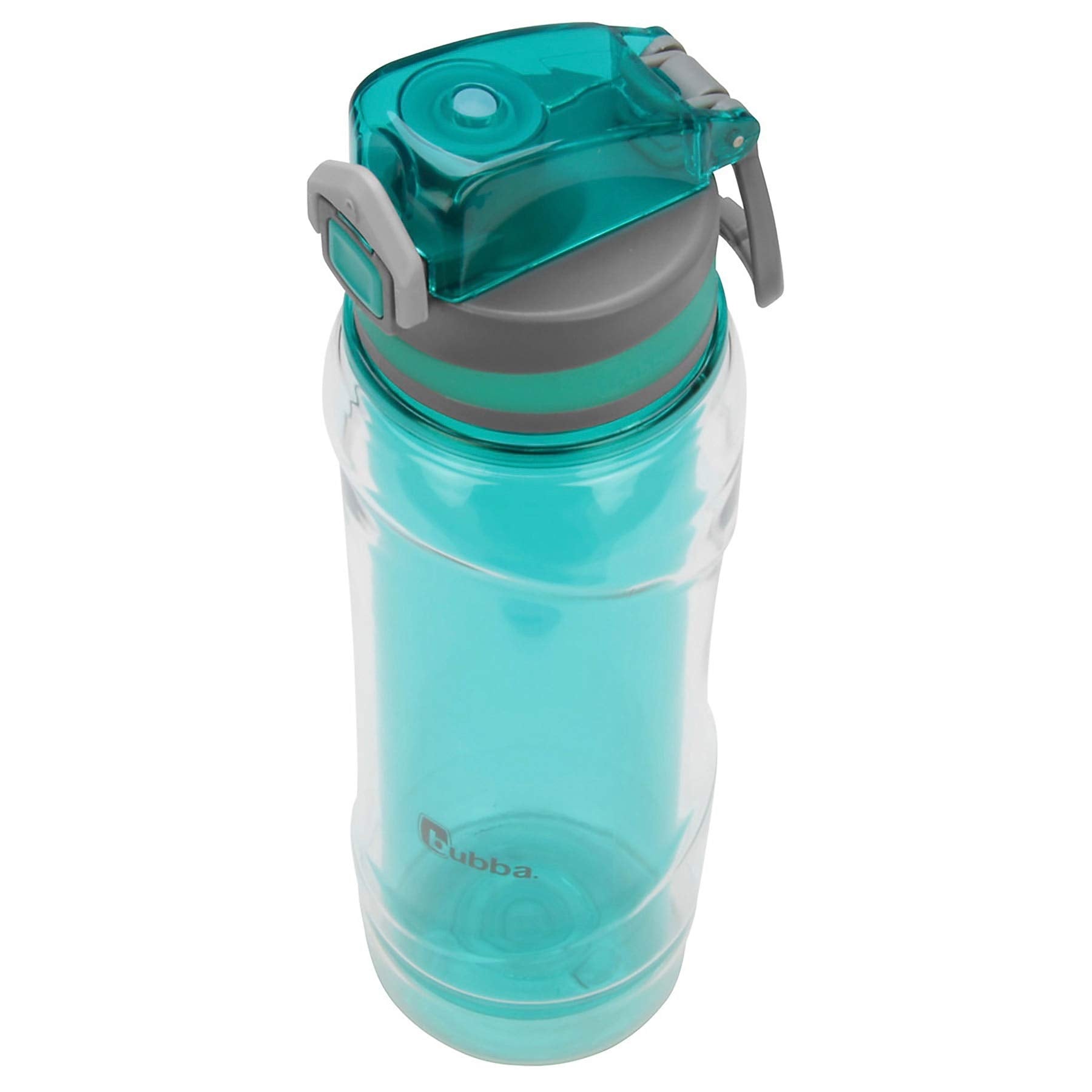 bubba Flo Duo beside a hand for scale showing 24 oz capacity portability