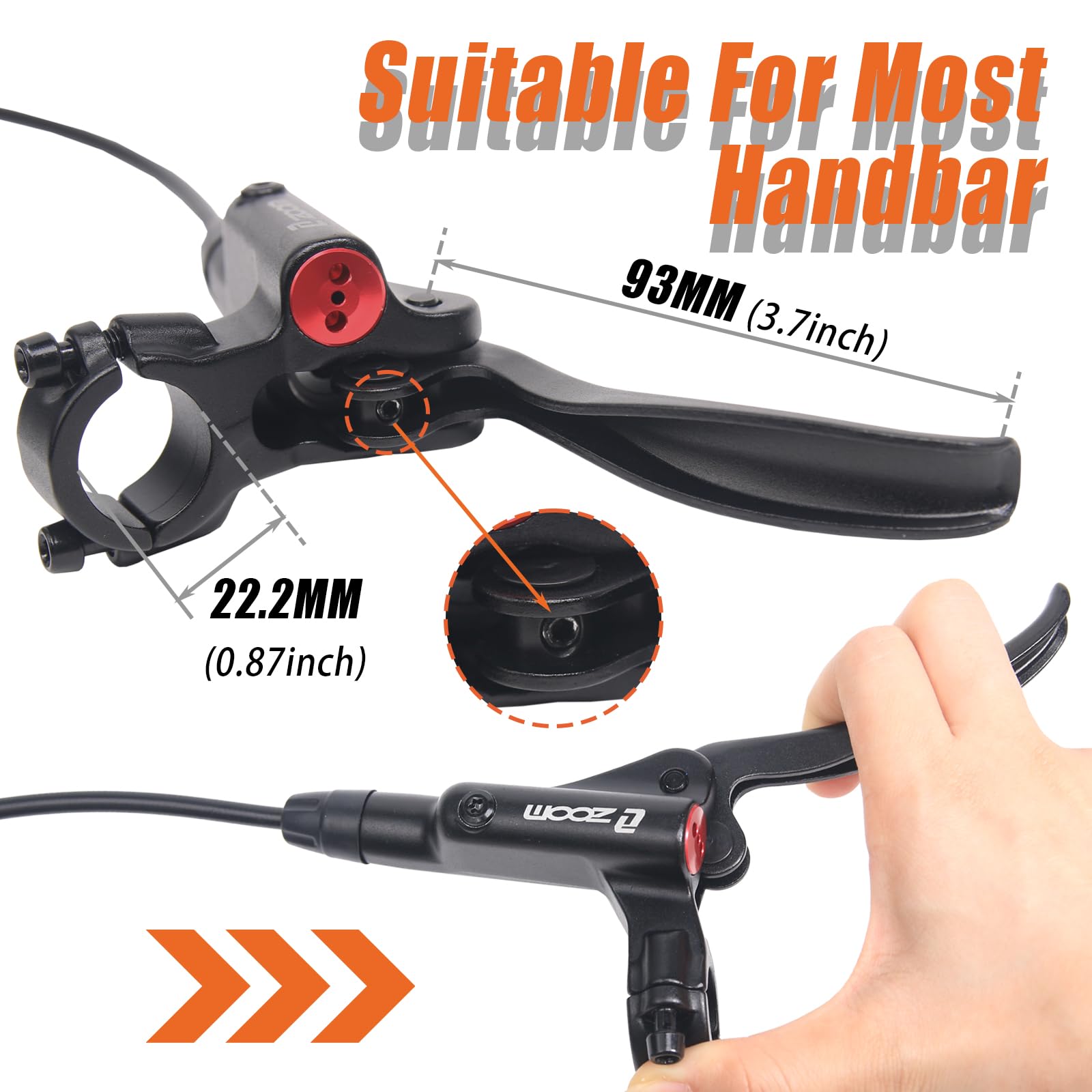 BUCKLOS brakes in use on trail demonstrating confident stopping power