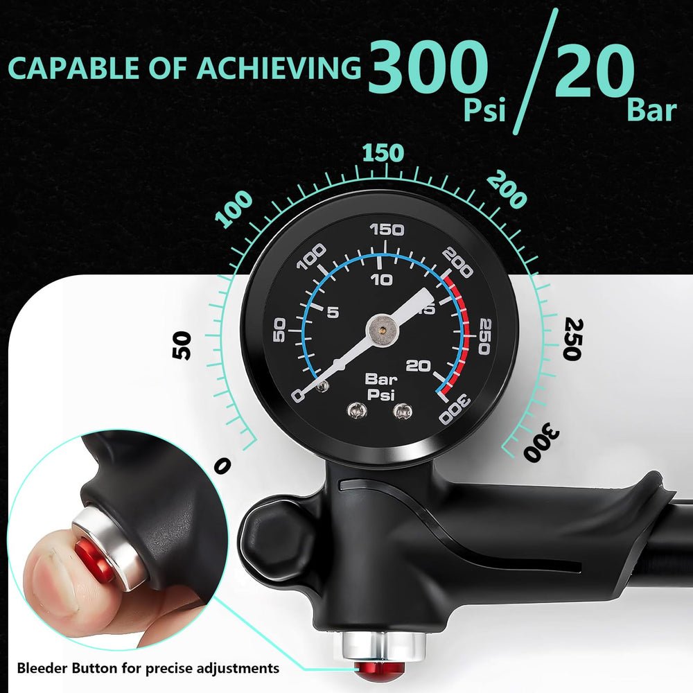 BUCKLOS 360-degree swivel hose detail illustrating flexible attachment and leakproof seal benefit