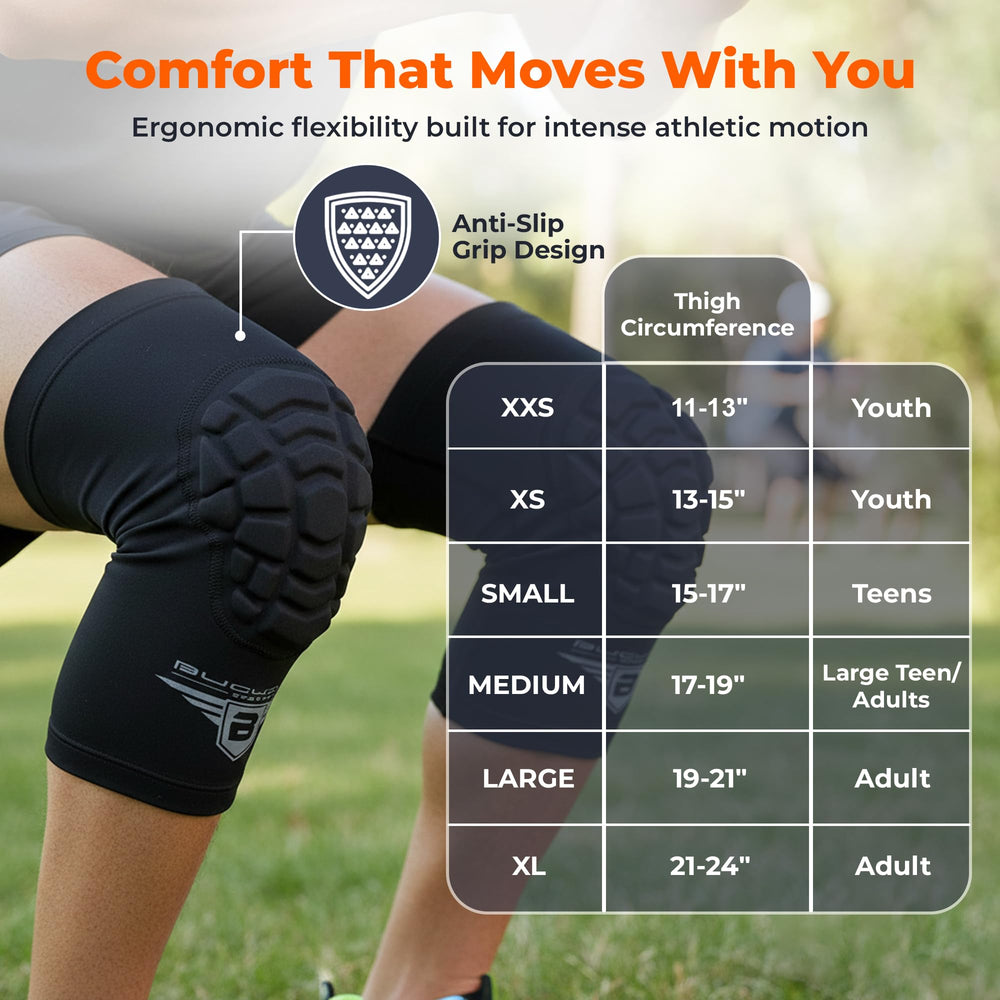 Bucwild Sports close-up of foam pad highlighting resilient cushioning benefit