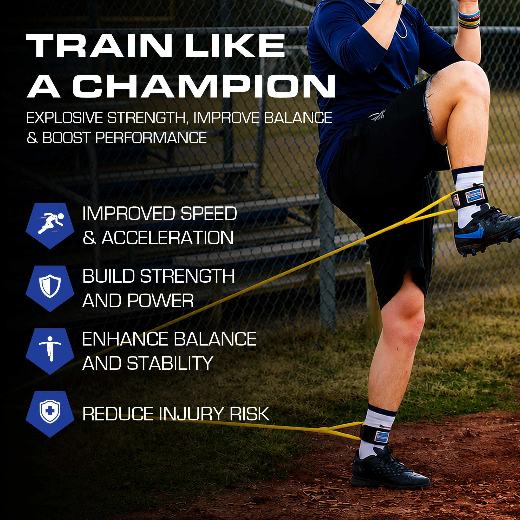 Bucwild Sports included workout guide and mesh bag, organized gear benefit