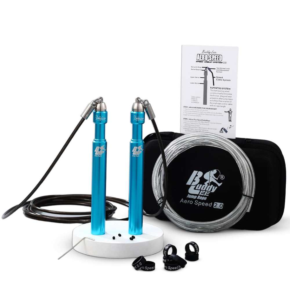 Buddy Lee Aero Speed 2.0 front packaging showing premium case and rope