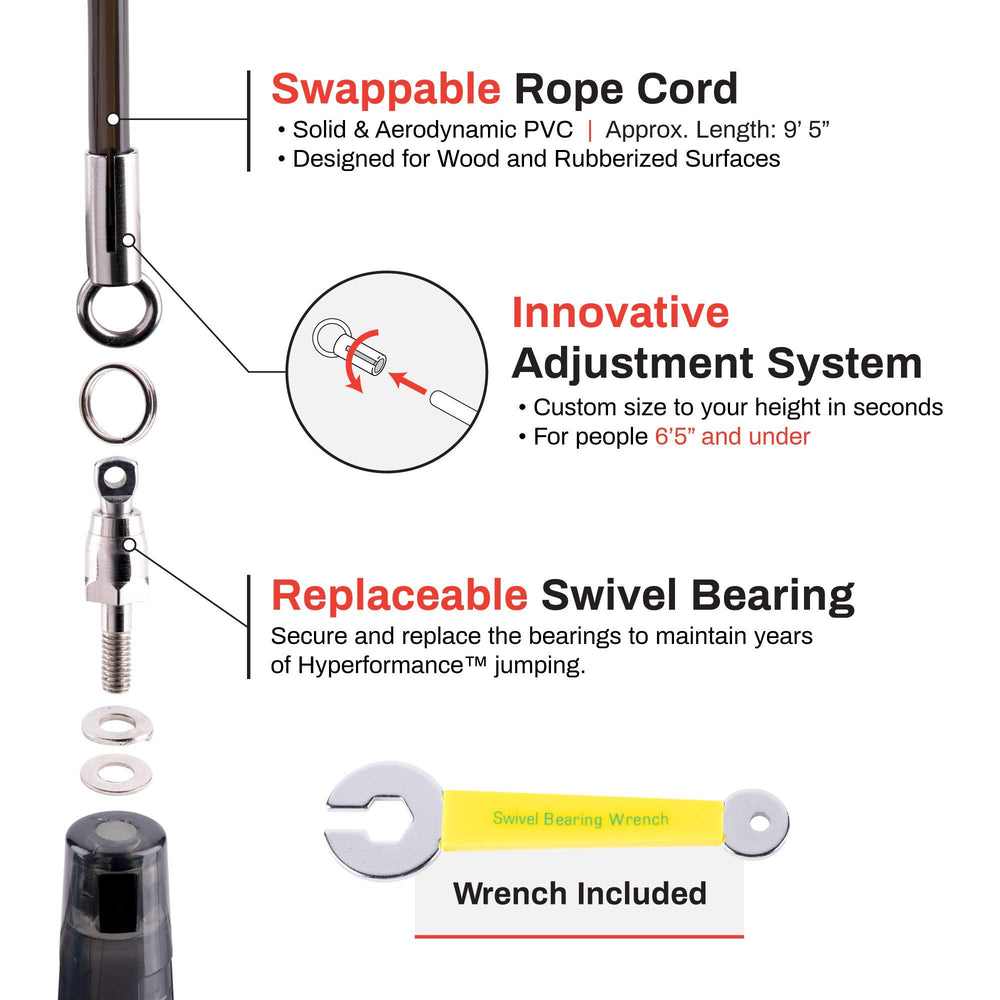 Buddy Lee PVC cord macro showing aerodynamic finish for faster, consistent swings