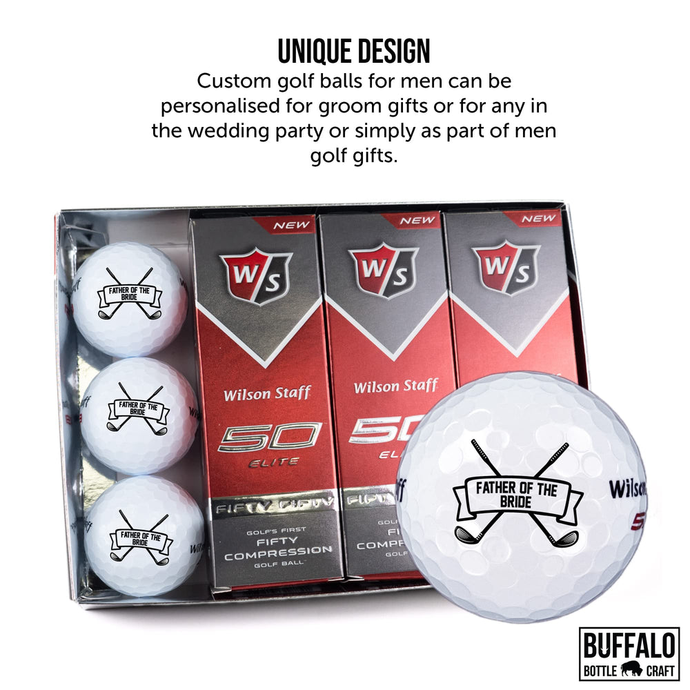 Buffalo BottleCraft Wilson ball on tee showing playability and reliable flight