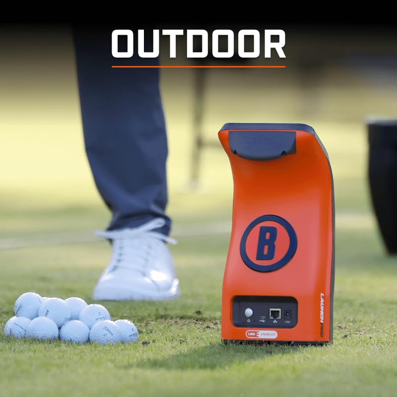 Bushnell Launch Pro in use on driving range showing reliable outdoor data
