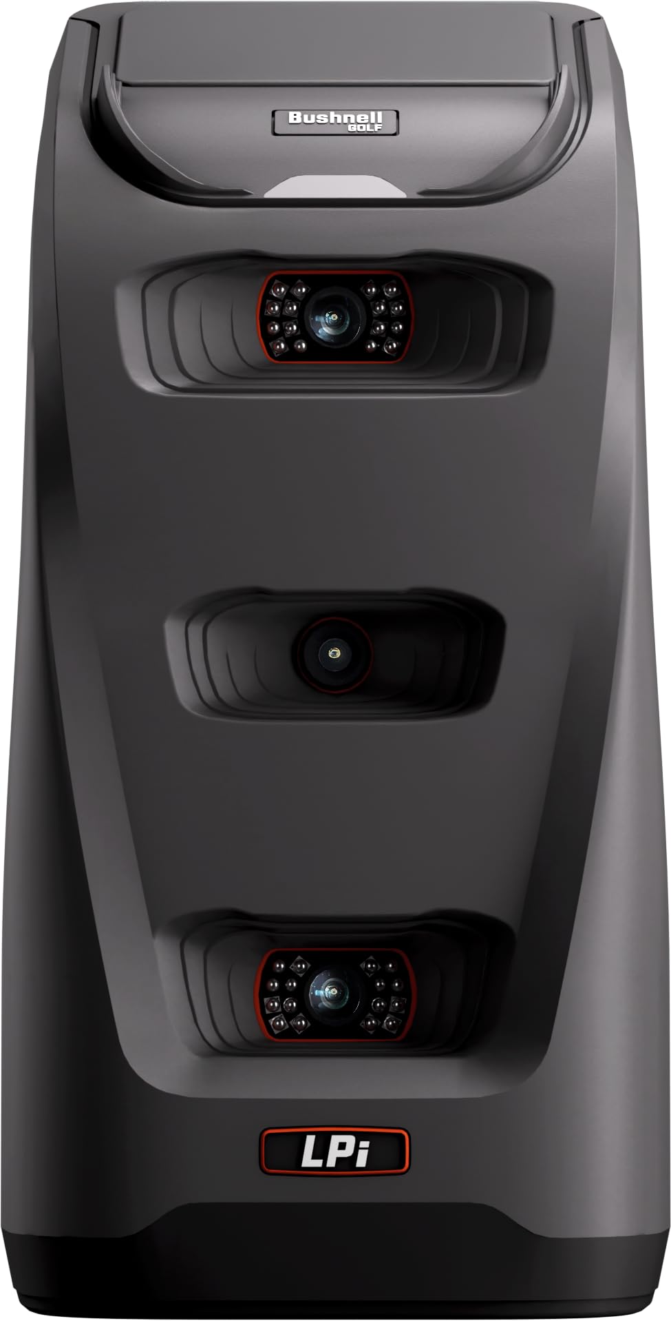 Bushnell Launch Pro i front panel showing ports and controls for easy setup