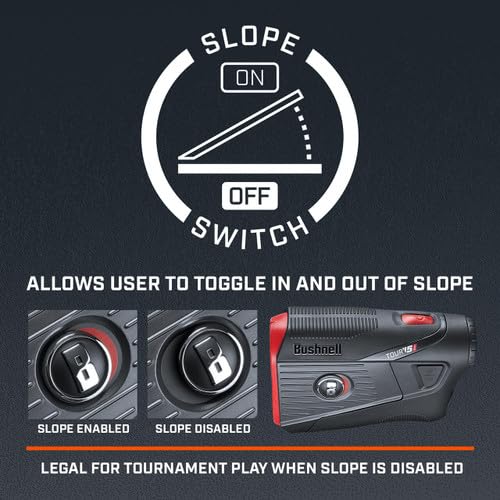 Bushnell Tour V5 Shift in a lifestyle shot on course showing practical use