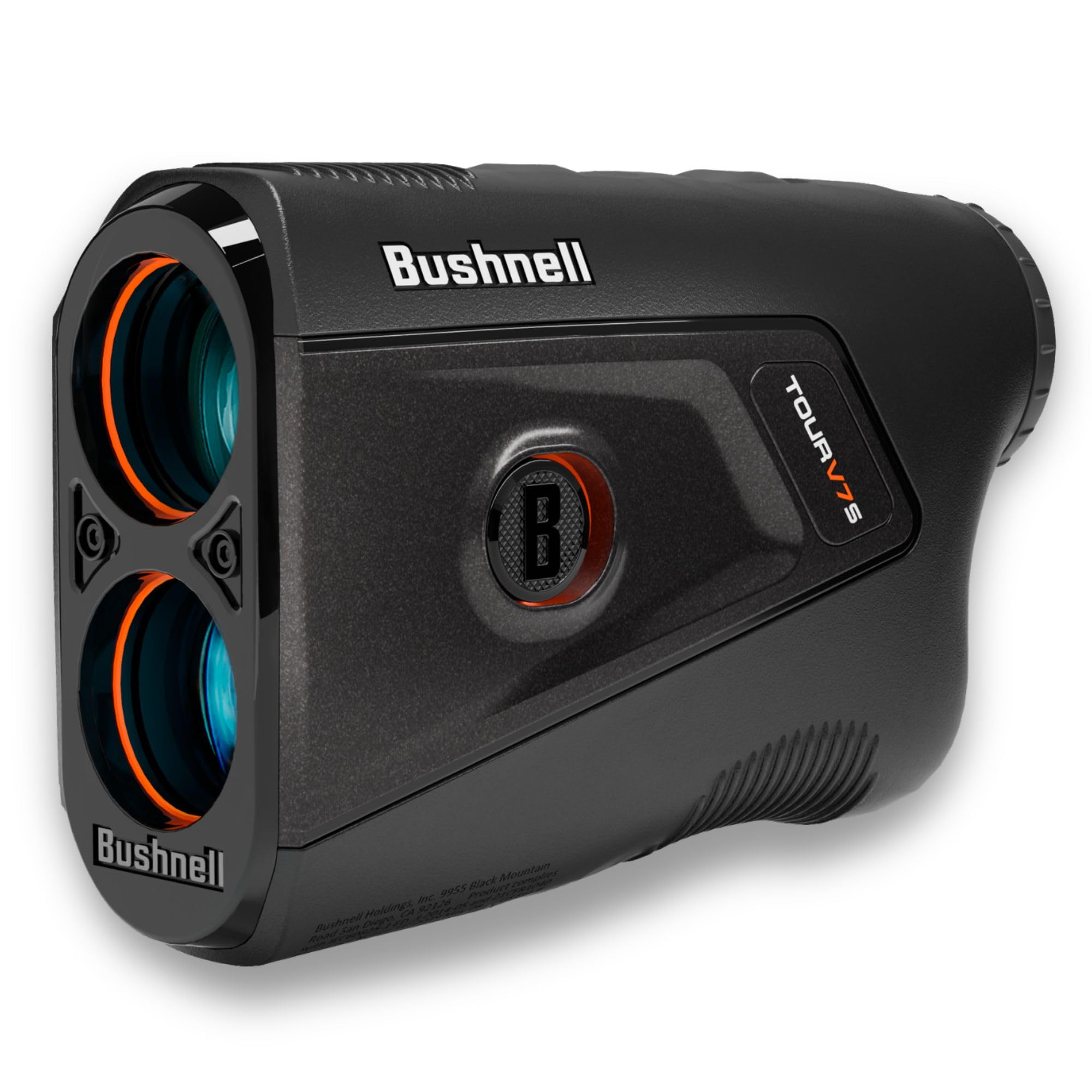 Bushnell Tour V7 Shift front view showing compact shape and lens, easy alignment benefit