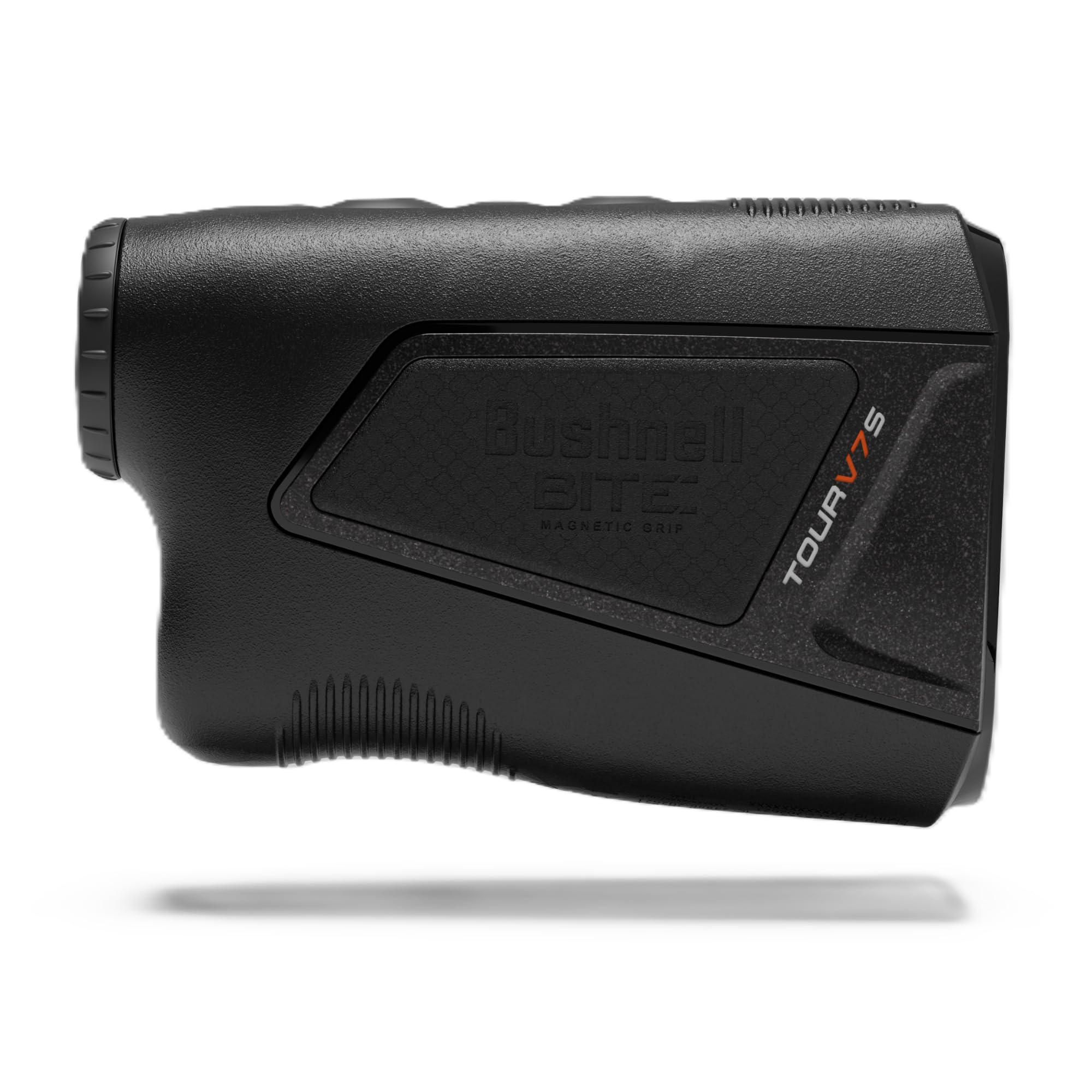 Bushnell Tour V7 Shift grip texture closeup showing tactile finish for secure hold