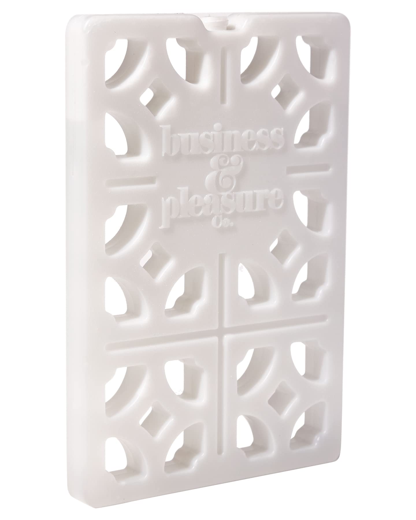Business & Pleasure Co. Breeze Block inside cooler tote keeping bottles chilled