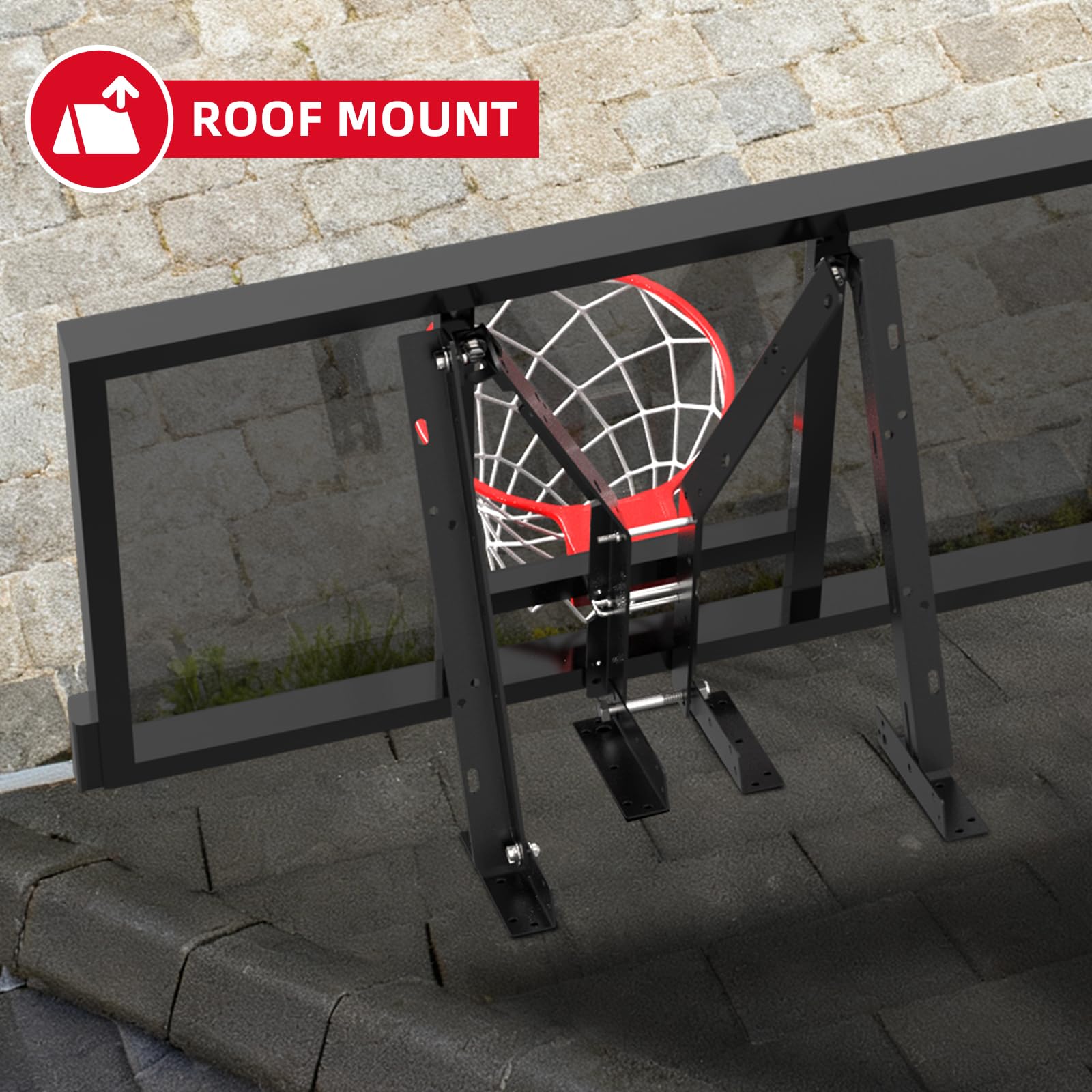 Buzzlett 9594 roof mount angle and clearance detail for safe placement