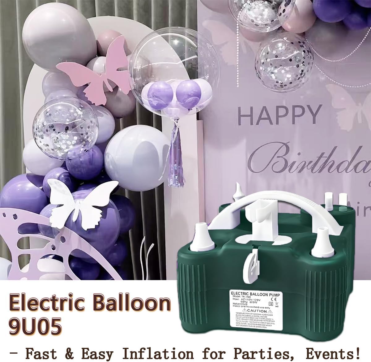 Bygons pump in a party scene inflating decorations to streamline event preparation