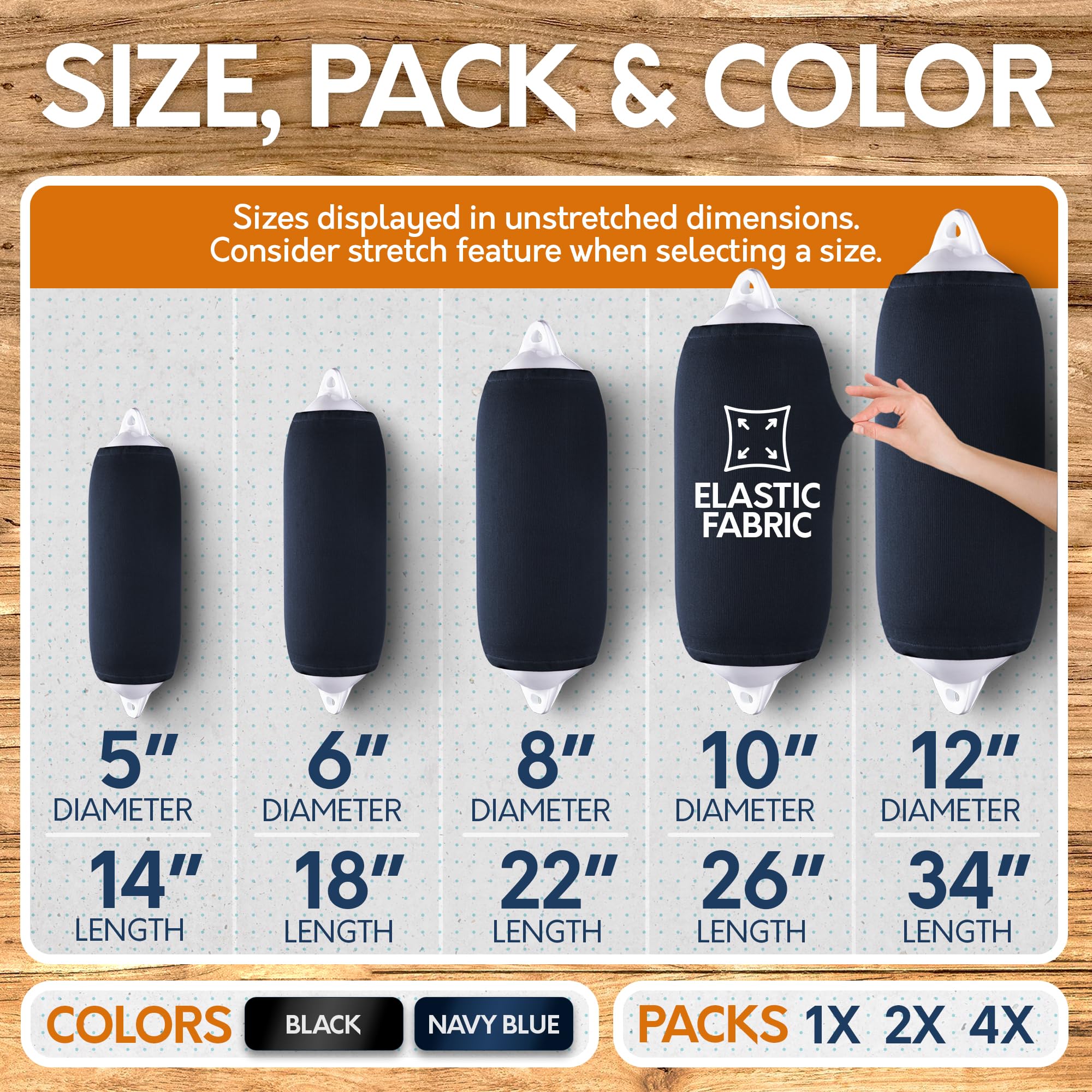 Byllstore product packaging and label showing included size and color information