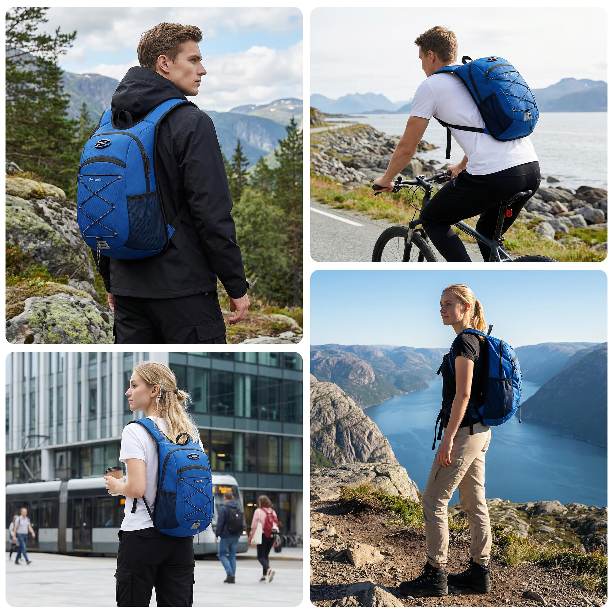 Bymontin close-up of cushioned breathable back panel demonstrating comfort and airflow