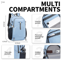 Bymontin daypack folded into its pocket for compact, travel-friendly storage benefit