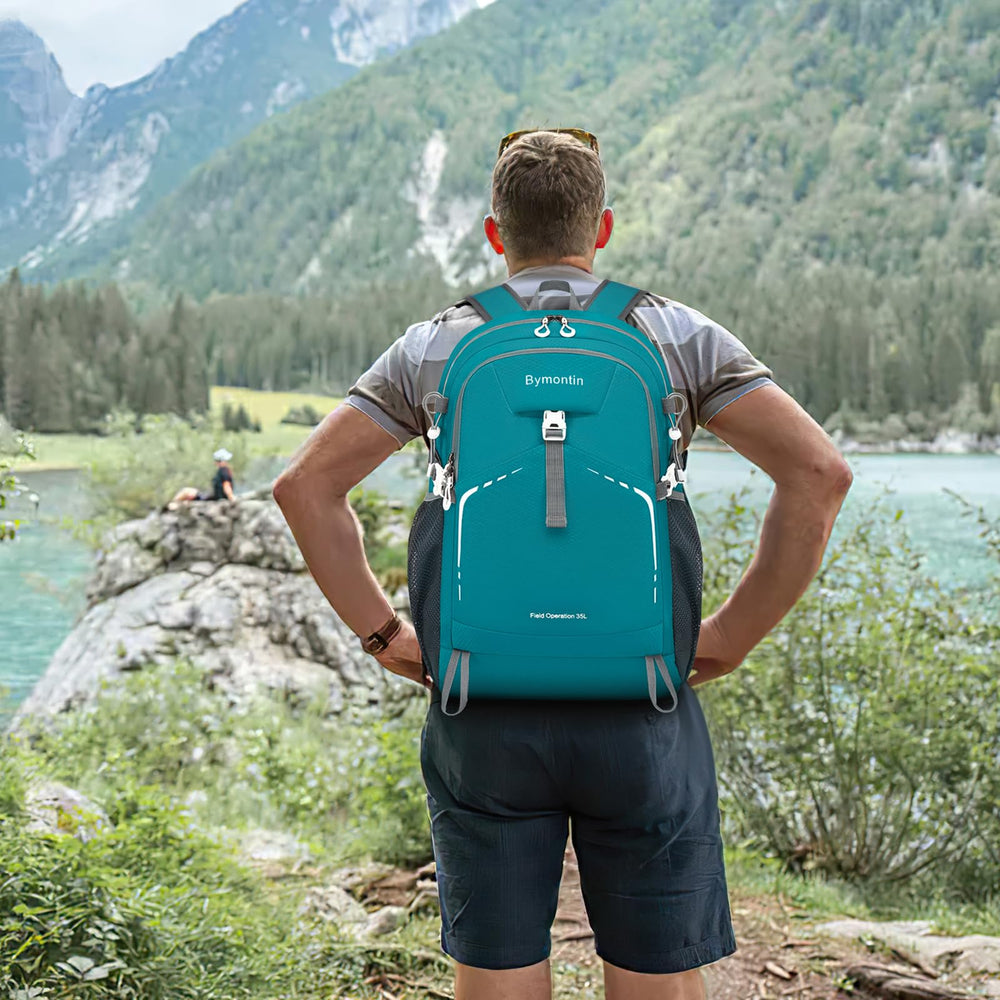 Bymontin in use on a day hike demonstrating practical outdoor convenience