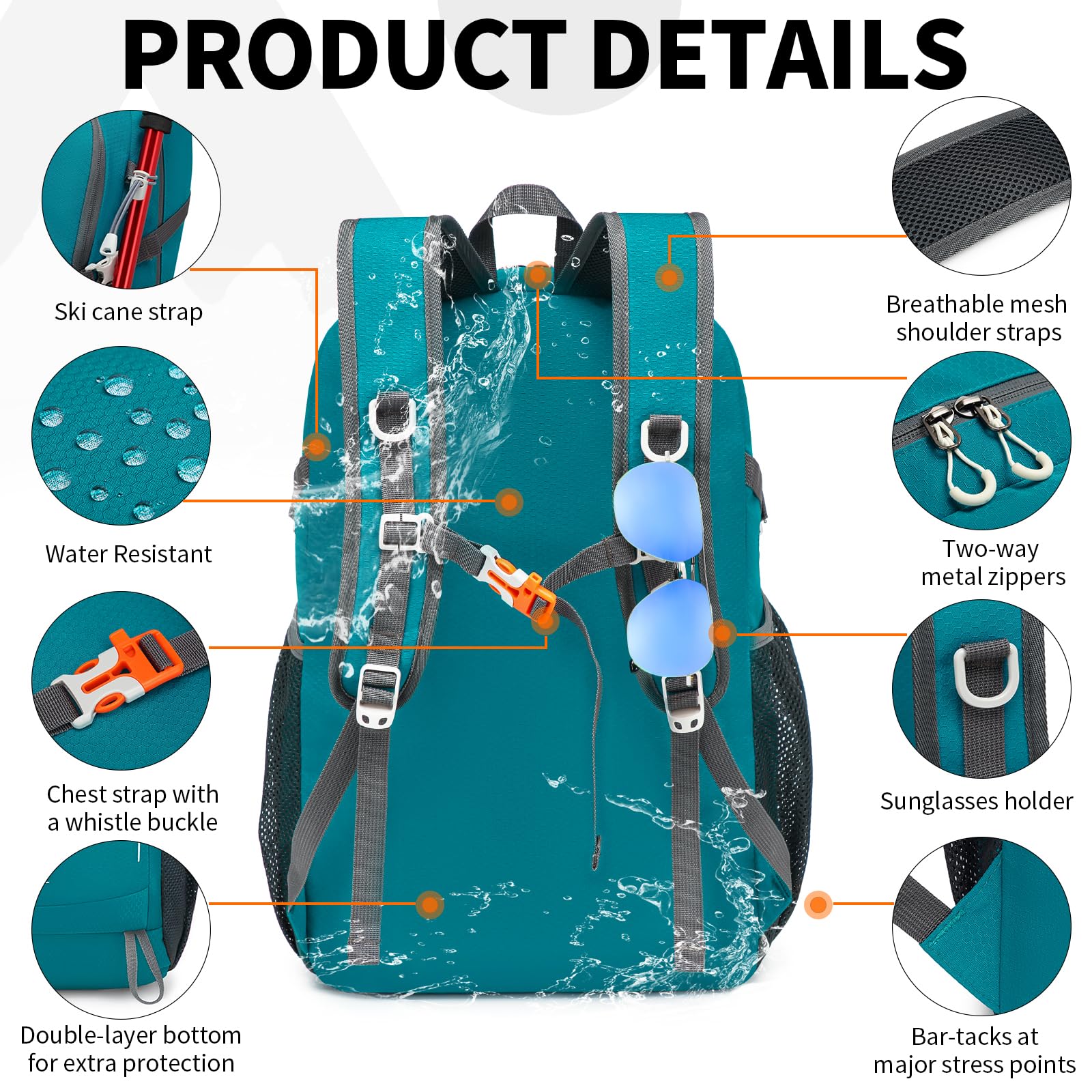 Bymontin interior pockets visible for organized gear and small items