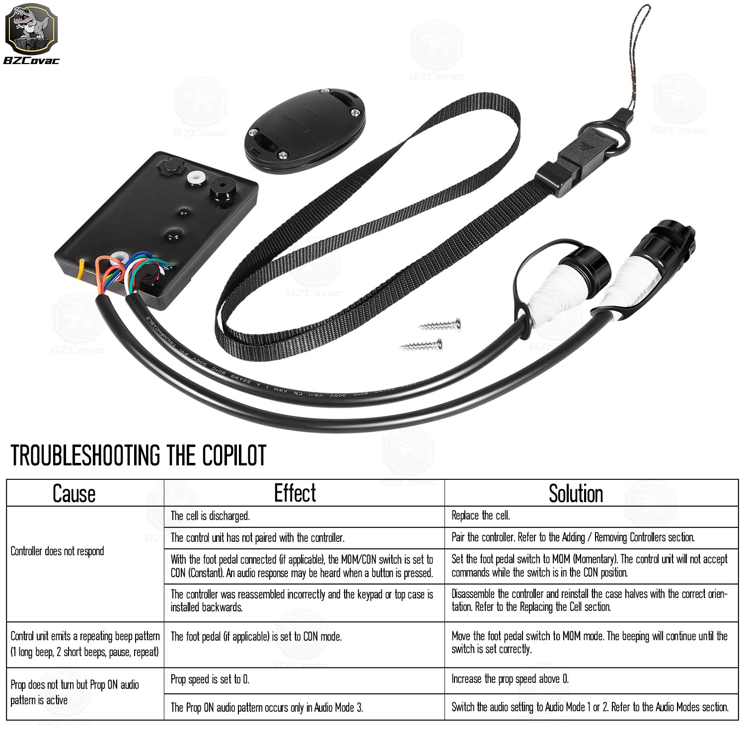 Bzcovac Co-Pilot showing foot pedal connector to preserve pedal use benefit