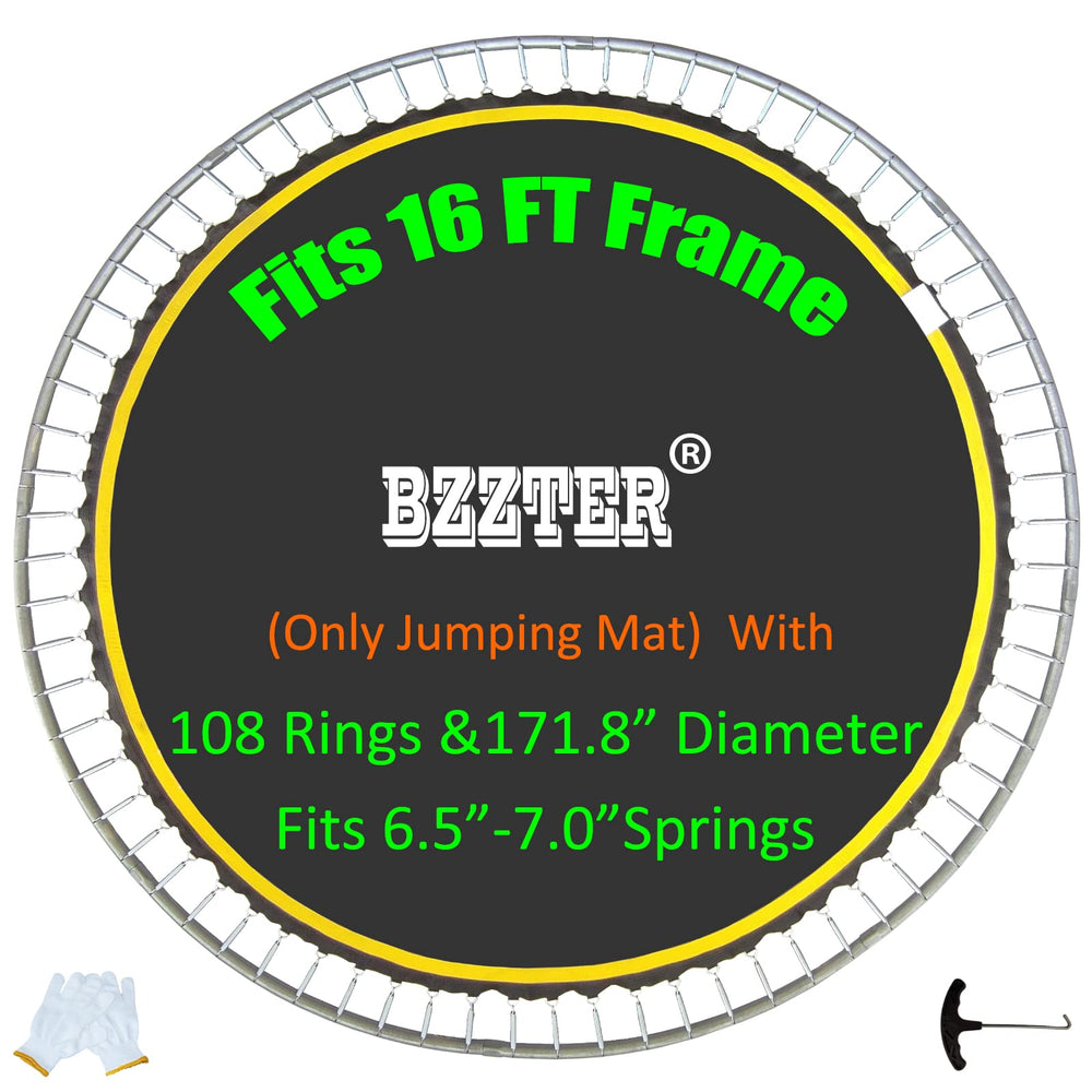 Bzzter front view of full 16ft replacement mat showing complete fit and benefit