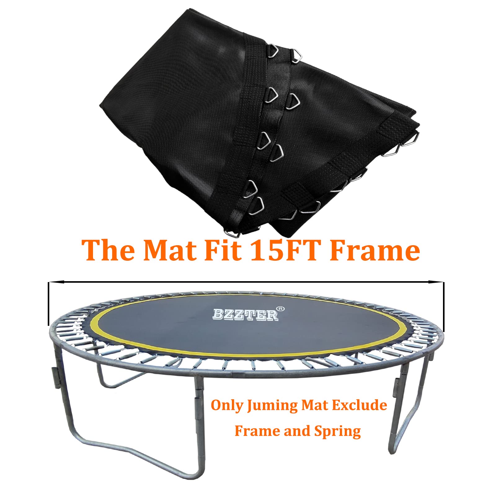 Bzzter mat mounted on frame overhead showing correct alignment benefit