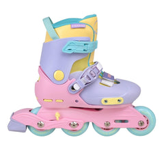 C SEVEN frontal view showing skate design and protective shell for confidence