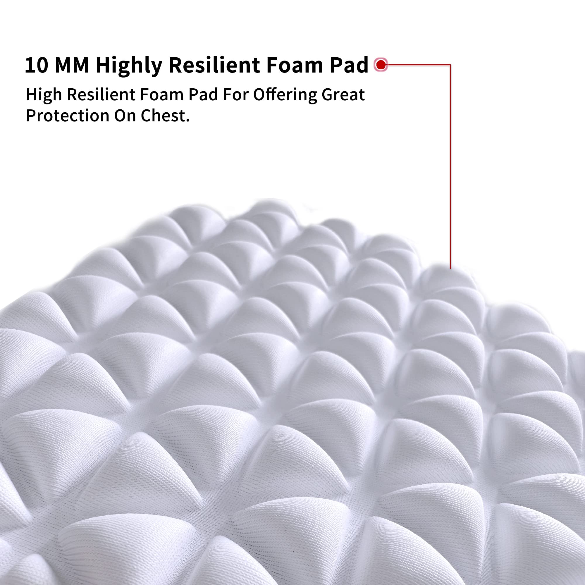 Cabasse close-up of press-formed foam panels demonstrating impact dispersion benefit