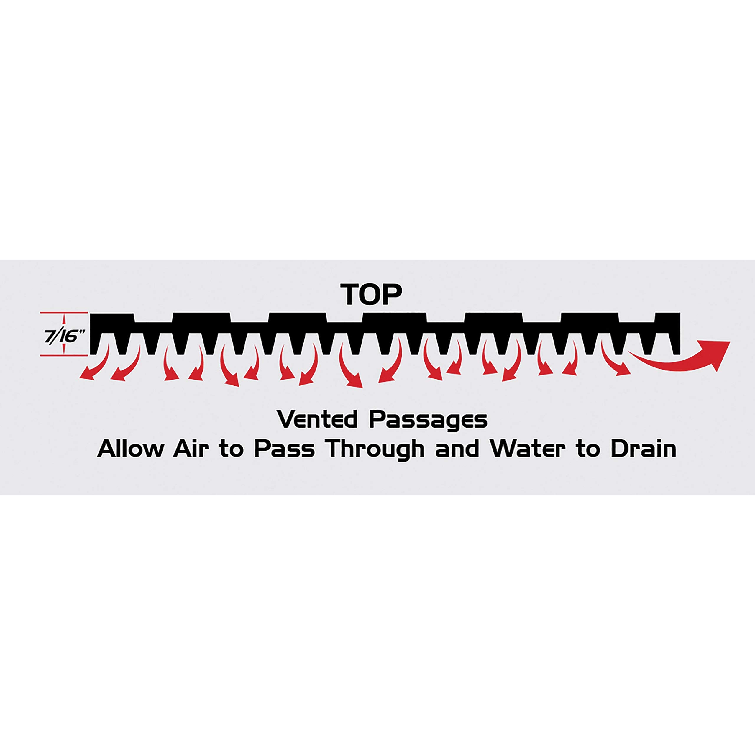 Caliber TraxMat beside ruler showing 72 inch length for correct fit