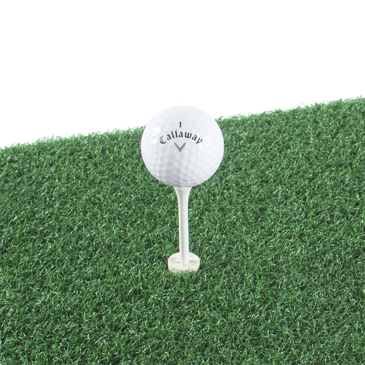 Izzo Callaway patented universal tee holder detail for consistent tee height