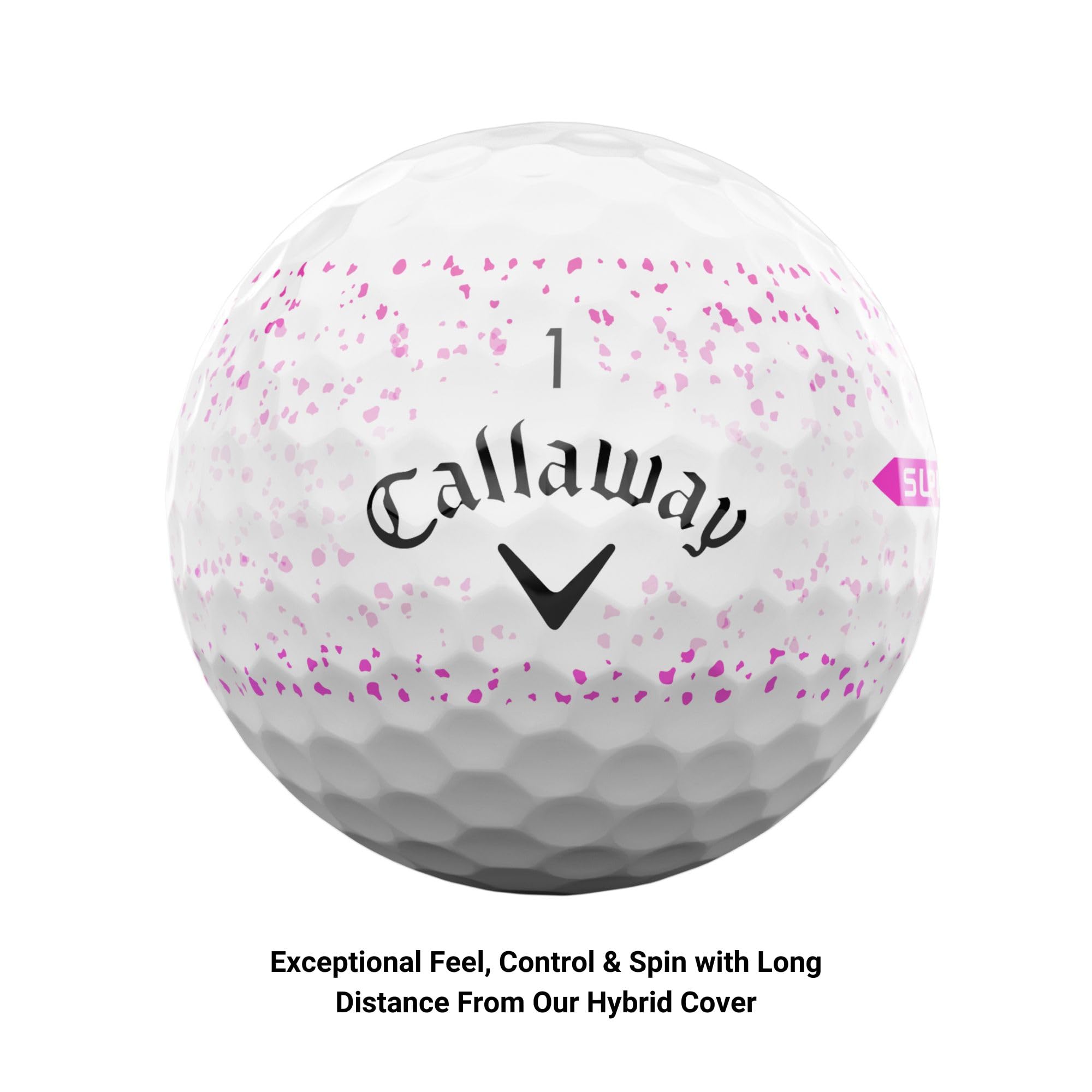 Callaway core technology diagram showing HyperElastic SoftFast Core for increased ball speed