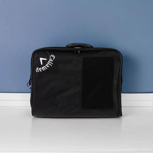 Callaway collapsed flat for compact storage under seats or in closets